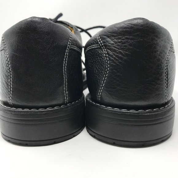 Sandro Split Toe Derby Oxford Black Leather Lace Up Mens 12D Brazil